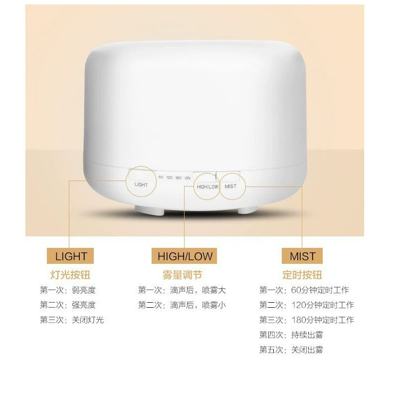 Aroma Diffuser Air Humidifier with Bluetooth Speaker