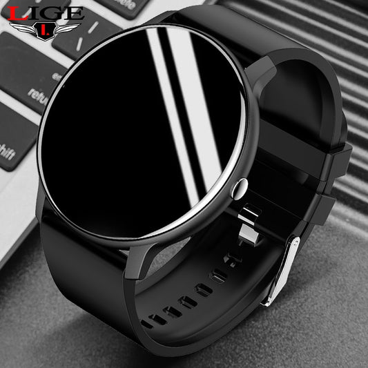 LIGE 2022 New Smart Watch Men Full Touch Screen Sport Fitness Watch IP67 Waterproof Bluetooth Smartwatch Men For Xiaomi Huawei - IZZY Electronics 