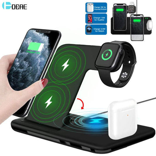 15W Fast Wireless Charger Stand For iPhone - IZZY Electronics 