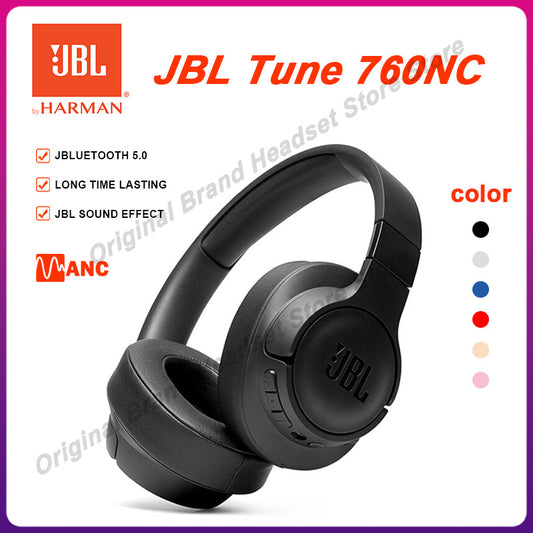JBL Tune 760NC Wireless Bluetooth Headphones Active Noise Cancellation
